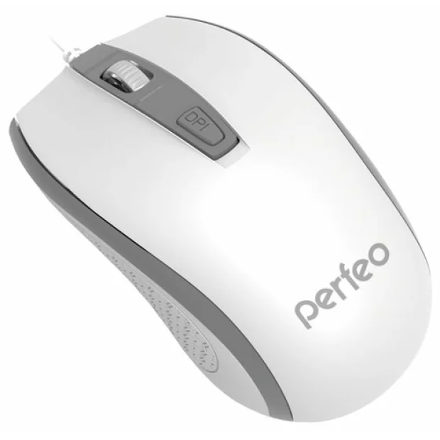 Мышь Perfeo PF-383-OP Profil (белый/серый)